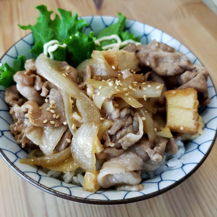 簡単!五香粉で風味豊かなかさ増し豚丼